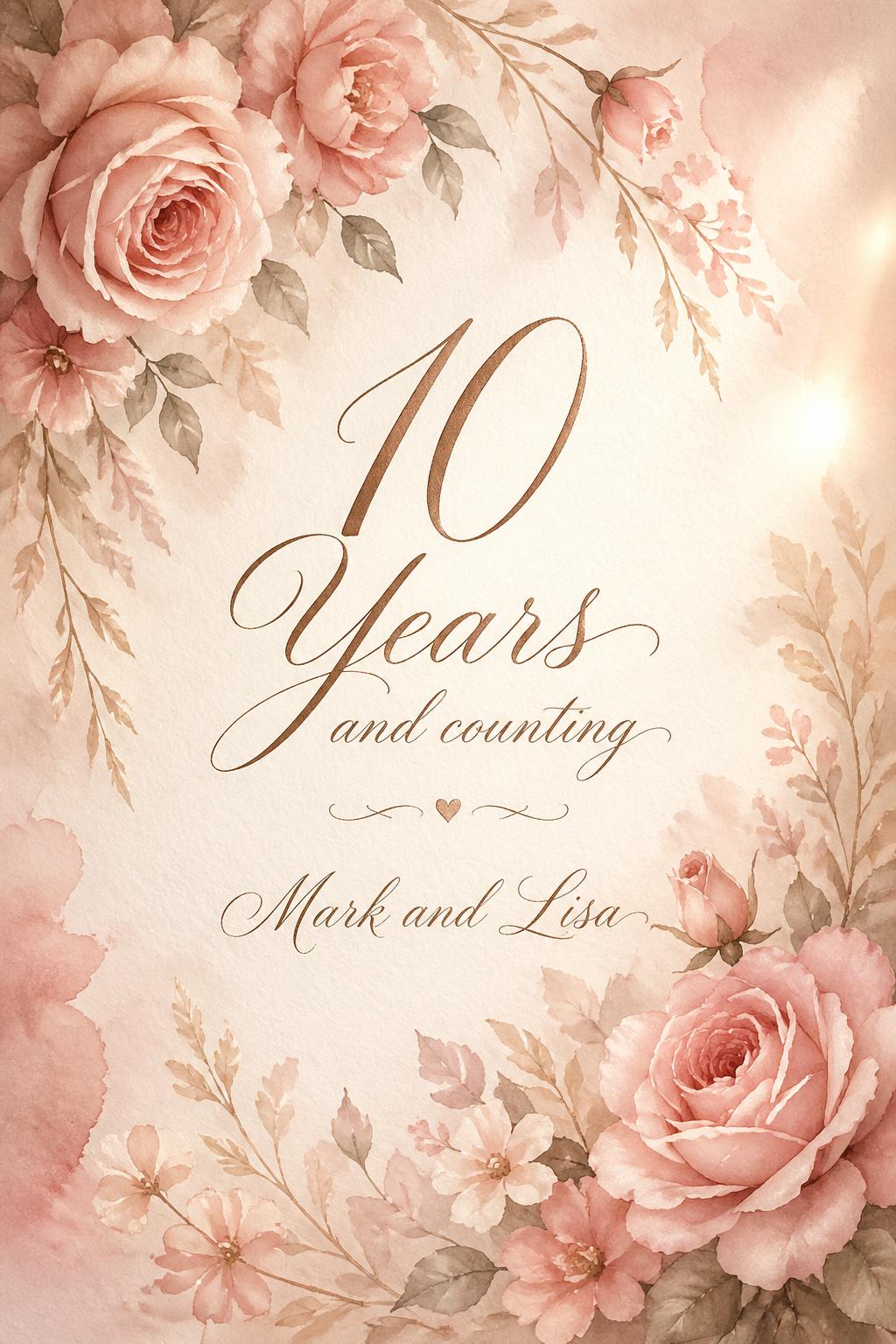 Anniversary invitation video sample